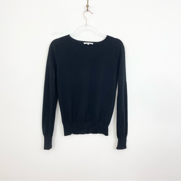 Helmut Lang Black Beauteu Neck Sweater - Picture 1 of 4